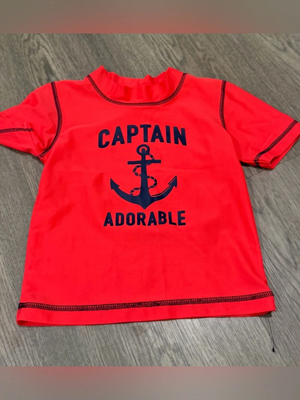 Carter's Infant Boys Captain Adorable Rashguard Top Size 18 Months